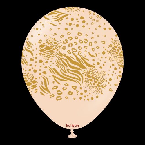 [21257543-FR] 12"  Blush Imprimé Safari Mutant 25 Bal- Kalisan