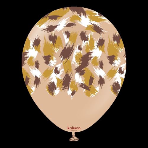 [21258203-FR] 12"  Desert Sand Imprimé Safari Savanna 25 Bal- Kalisan