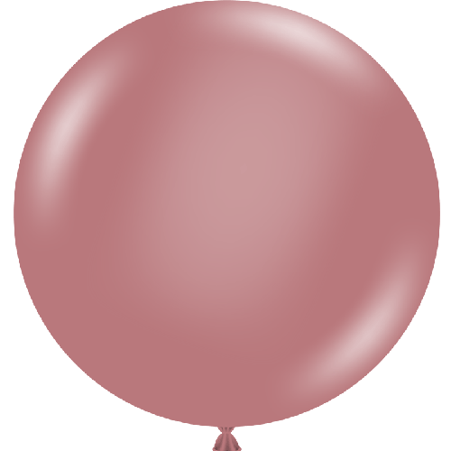 [2467]  24" CANYON ROSE RAW BALLOON 1ct - TufTex - FDS
