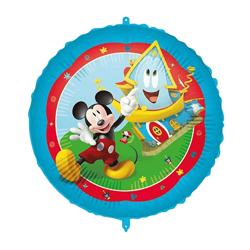 [P93829] Alu Rond Mickey Rock The House 46Cm - Licence