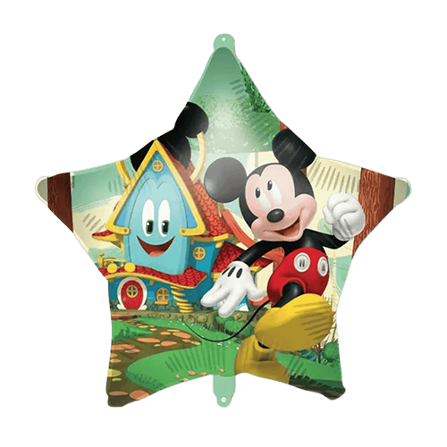 [P94988] Alu Étoile Mickey Rock The House  46Cm - Licence