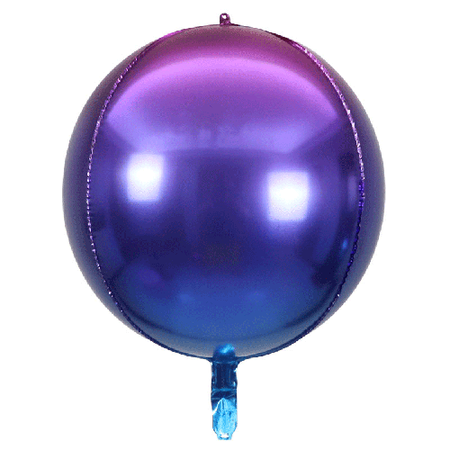 [4D002-A1] Orbz Violet Bleu Gradient 20"