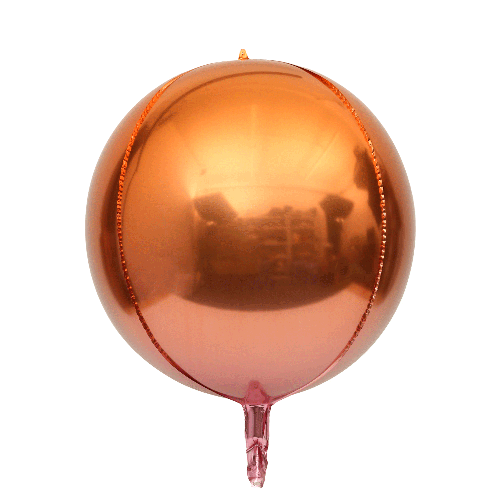 [4D002-A3] Orbz Rose Doré Gradient Clair 22"