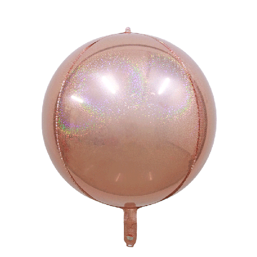 [D2203-22] Orbz Laser Rose Doré 22"