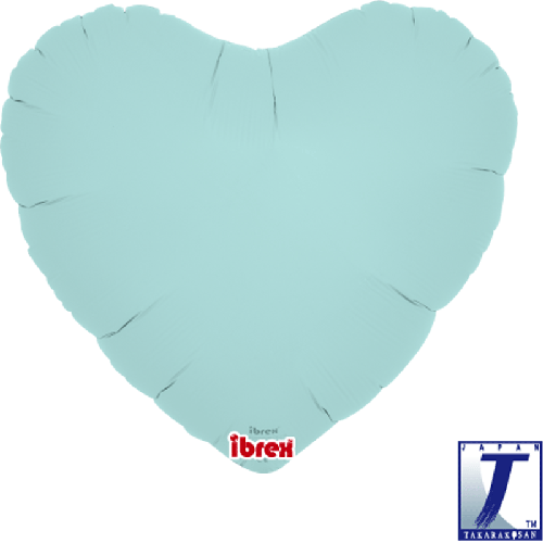 [TK0201211220] 14" Coeur Pastel Bleu