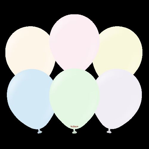 [11830000-FR] 18" Macaron Mix 25 Bal- Kalisan