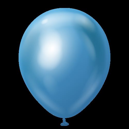 [11850050-FR] 18" Mirror Blue  25 Bal- Kalisan