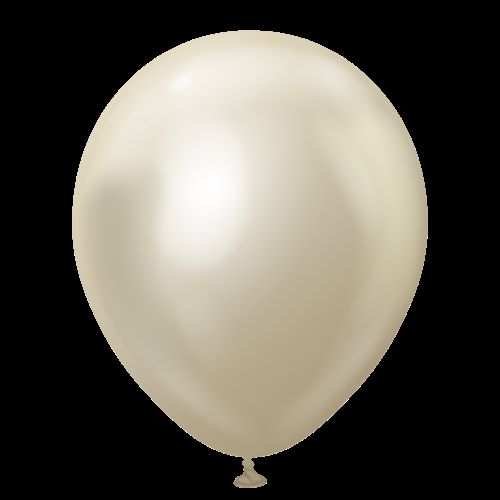 [11850110-FR] 18"  Mirror White Gold 25 Bal- Kalisan