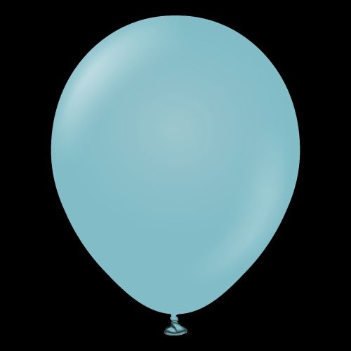 [11880040-FR] 18" Retro Blue Glass 25 Bal- Kalisan
