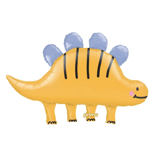 [PF-0015-43] 1 Alu 43" Happy Yellow Stegosaurus Shape - Prima