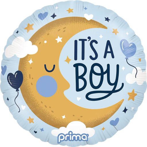 [PF-0057-18-FR] 1 Alu 18" It's a Boy Moon - Prima