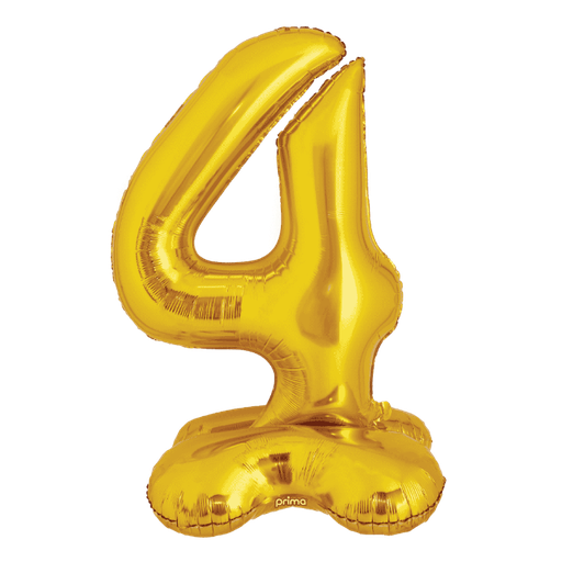 [PF-GDST4-40] 1 alu 40" Gold Standing number '4' - Prima