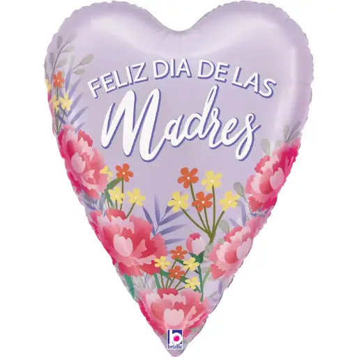 [G25436-P] Coeur de Satin Fêtes des Mères 30" - Grabo FDS