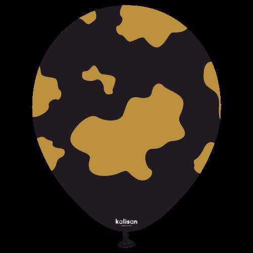 [21259553] 12"  Safari Country Cow Noir imp Or 25 Bal- Kalisan FDS