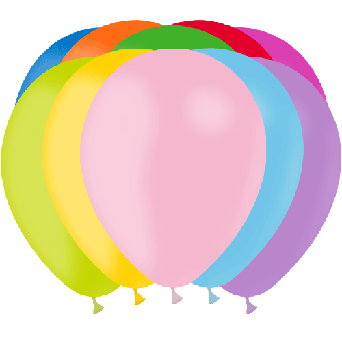 [HG95-50] 50 Ballons 11" Standard Assortis