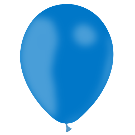 [HG95-50P34] 50 Ballons 11" Standard Bleu Roi