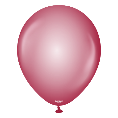 [11260052-FR] 12" Crystal Burgundy 50 Bal - Kalisan