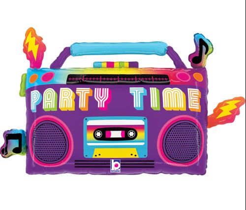 [G25368-P] Party Time Boom Box 29" - Grabo  