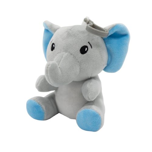 [9920065]  Poids Peluche Eléphant Bleu 11cm - 90g  