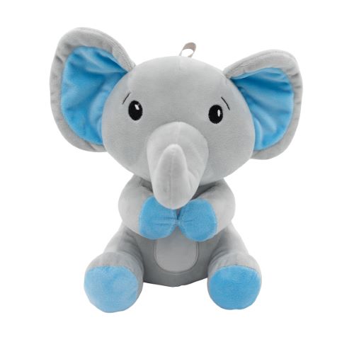 [9920073]  Poids Peluche Eléphant Bleu 21cm - 170g  