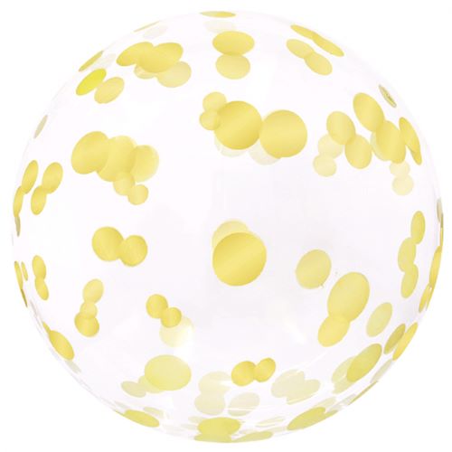 [BBQ006-7] Confetti Bubble 18" Or