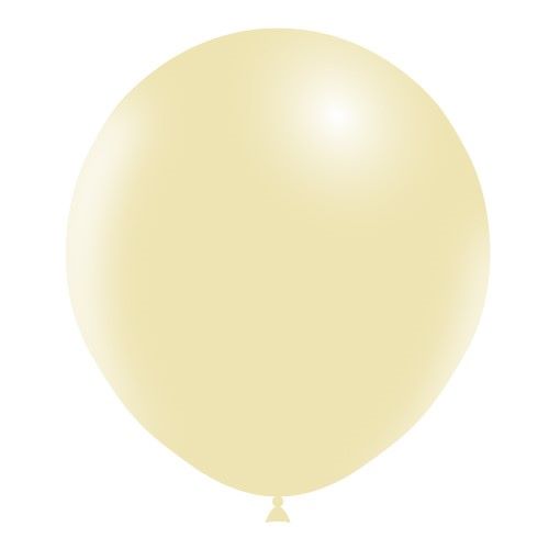[HG118-25P21] 25 Ballons 18" Standard Ivoire - Balloonia