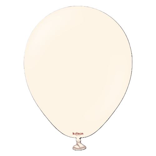 [11230121] 12" Macaron Pale Salmon 100ct - Kalisan 