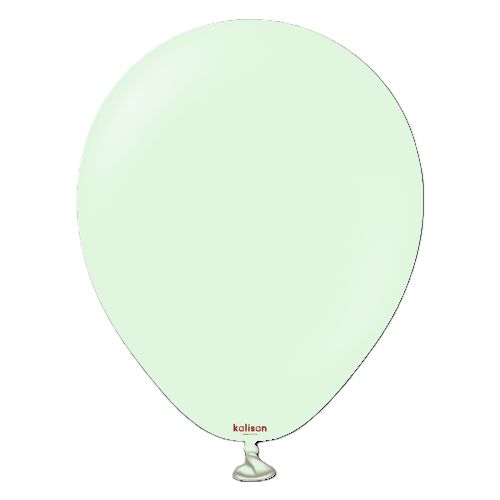 [10530091] 5" Macaron Pale Green 100ct - Kalisan