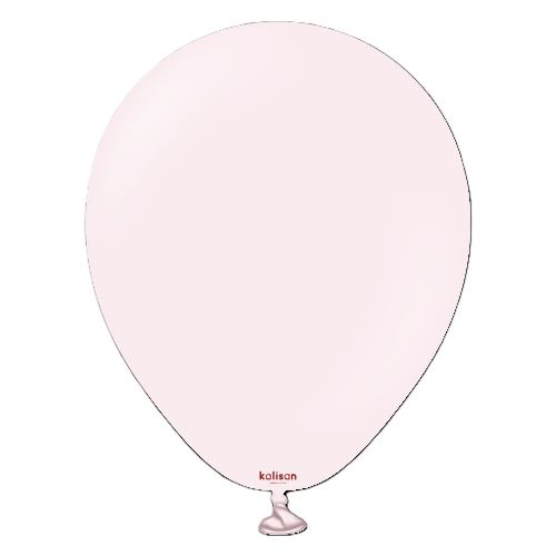 [10530101] 5" Macaron Pale Pink 100ct - Kalisan