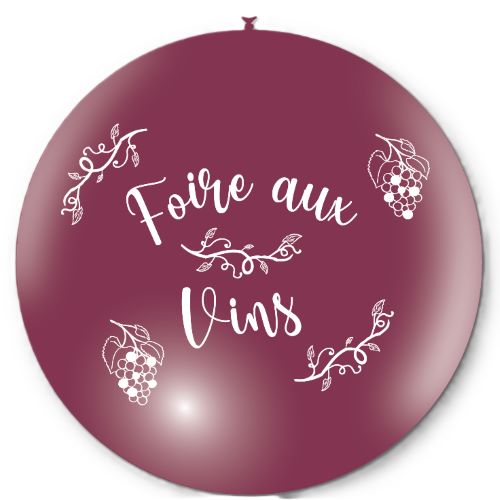 [T3-84P49] Geant Foire aux vins P49 imp blanc Sens Air 3' - Balloonia 