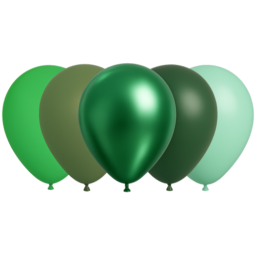 [CH30CAMVERT] 25 Ballons 30cm Camaïeu de verts