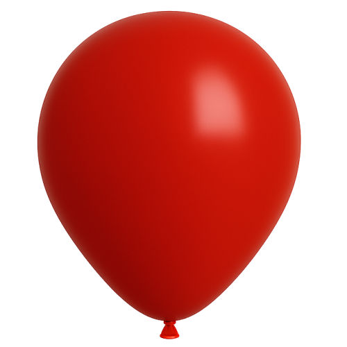 [S13ROUGE] 25 Ballons 13cm Rouge