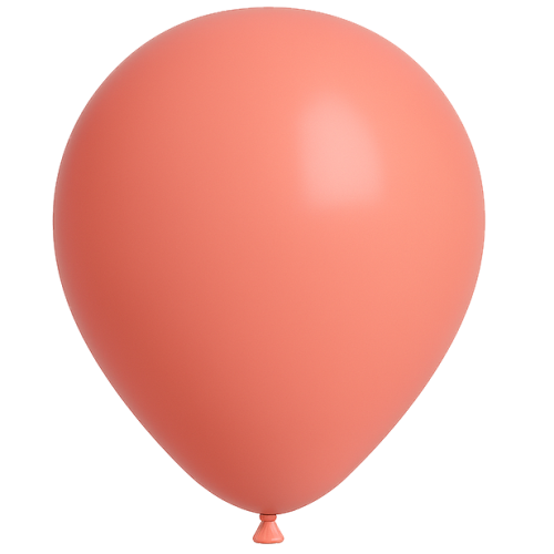 [P13SAUMON] 25 Ballons 13cm Pastel saumon