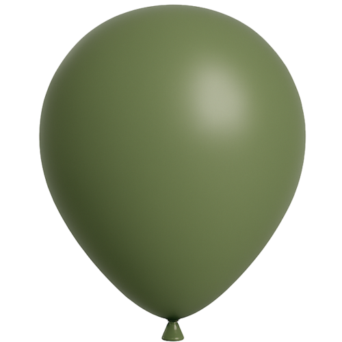 [S13EUCALYPTUS] 25 Ballons 13cm Eucalyptus