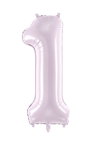 [FB230G-1-014] 1 Alu Chiffre "1" Violet 28" ( 72cm ) 