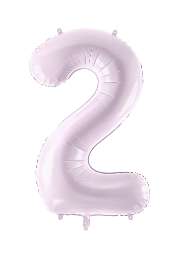 [FB230G-2-014] 1 Alu Chiffre "2" Violet 28" ( 72cm )  