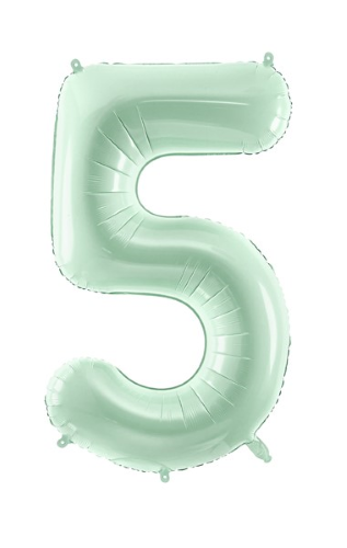 [FB230G-5-012] 1 Alu Chiffre "5" vert 28" ( 72cm )