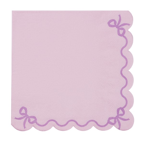 [SP33-87-014] Lot De 12 Serviettes 33x33cm Violet
