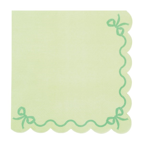 [SP33-87-012] Lot De 12 Serviettes 33x33cm Vert