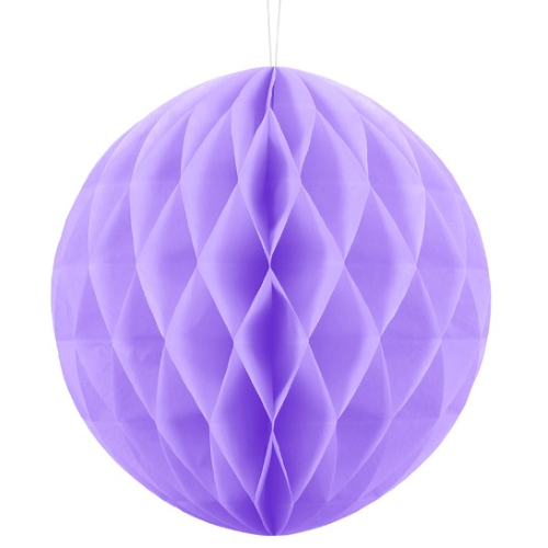 [KB20-004] Boule Alvéolée décorative de diamètre 20cm Violet