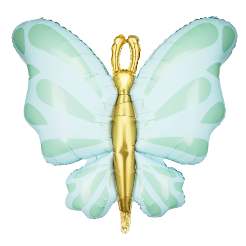 [FB248-103] 1 Alu Papillon Menthe de 69x69 cm (Paille incluse)