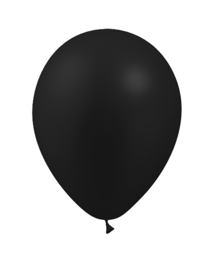 [HG45M78] 100 Ballons 5" Metal Noir - Balloonia FDS
