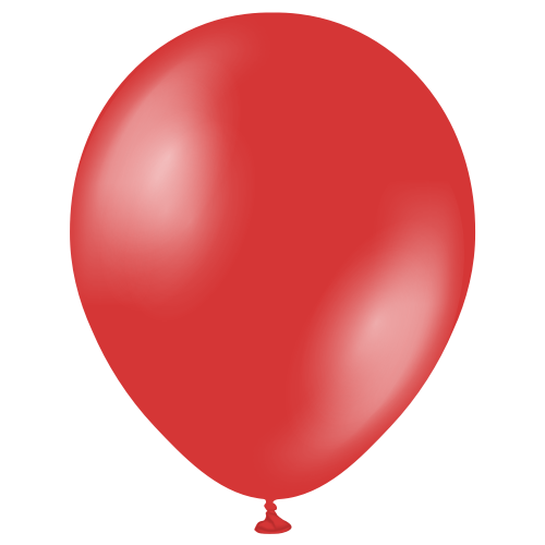 [11870150] 18"  Metallic Red 25 Bal- Kalisan