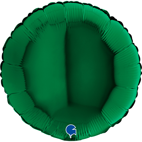Ballons Aluminium Ronds Vert Foncé - Grabo